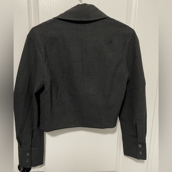 Zara Gray Wool Blazer with liner. Size Small - Picture 3 of 3